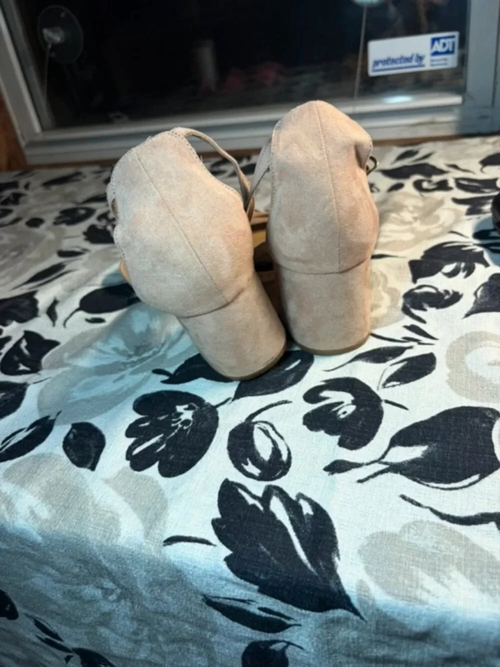 Tan suede Madden Girl heels